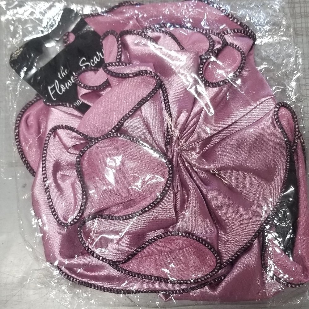 Pink Floral Scarf